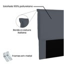 Ver imagem 3 de Cabeceira Garden Cama Box Casal 140 Cm Cinza