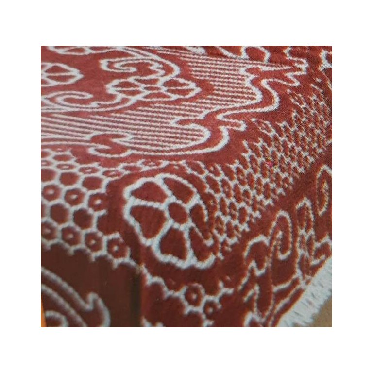 Colcha Chenille Jolitex Casal Vinho 2,20x2,40m