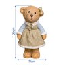 Escultura Urso Resina Baby Decoração Sala Quarto 29x14cm - 4