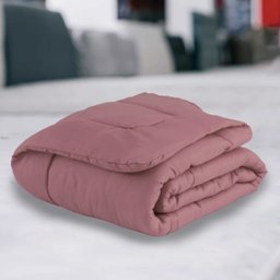 Jogo de Cama Casal 5 Peças com Edredom e Porta Travesseiros Rose Casa Dona - 3