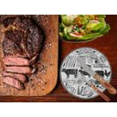 Ver imagem 2 de JOGO DE PRATOS CHURRASCO RASO COM 6 PEÇAS - PRIMEIRA LINHA