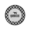 Ver imagem 1 de Jogo de Prato Churrasco Barbecue com 6 Und Sobremesa B 1ªlinha