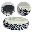 Ver imagem 3 de Cama Cachorro Gato Ninho Nuvem Caminha Macia Redonda 55x55cm Branco
