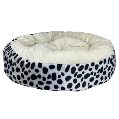 Cama Cachorro Gato Ninho Nuvem Caminha Macia Redonda 55x55cm Branco