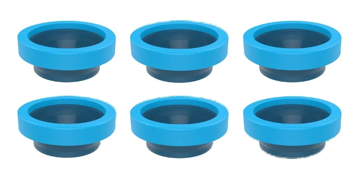 KIT 6 ANEL VEDACAO PARA VASO SANITARIO COM GUIA BLUKIT - 1