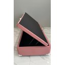 Ver imagem 6 de Cama Box Baú Blindada com Colchão Riviera Molas Ensacadas 25cm:suede Rosa/solteiro