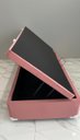 Ver imagem 6 de Cama Box Baú Blindada com Colchão Riviera Molas Ensacadas 25cm:suede Rosa/solteiro