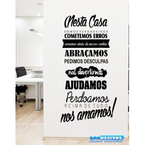 Adesivo Decorativo de Parede Frase Foque no que Importa para Colocar Foto