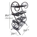 Ver imagem 2 de Floreira De Ferro Artesanal Rustica Funcional Apartamento e Casa