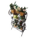 Ver imagem 4 de Floreira De Ferro Artesanal Rustica Funcional Apartamento e Casa