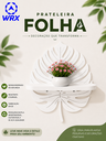 Ver imagem 1 de Prateleira Porta Vaso Folha Decorativa:Branco