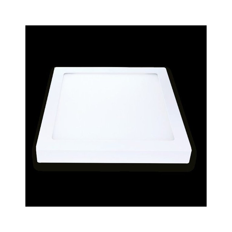 Painel Led Sobrepor Quadrado 30w 3000K Bivolt Branco Quente Avant