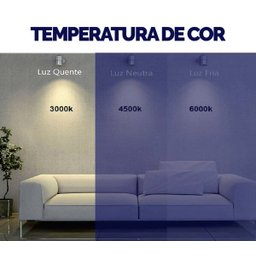 Painel Led Sobrepor Quadrado 30w 3000K Bivolt Branco Quente Avant - 2
