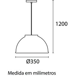 Luminária Pendente Blumenau Bali Cesto 1xe27 35cm - 3