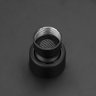 Ducha Chuveiro Quadrado Black/Preto 30x30 Inox C/Desviador - 10