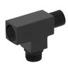 Ducha Chuveiro Quadrado Black/Preto 30x30 Inox C/Desviador - 5