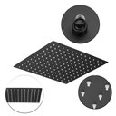 Ver imagem 2 de Ducha Chuveiro Quadrado Black/Preto 30x30 Inox C/Desviador