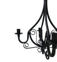 Ver imagem 7 de Lustre Preto Rustico Quatro Lâmpadas de Teto Decoração