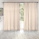 Ver imagem 5 de Cortina Marfim Renda C/ Forro Sala Roseiral 3,00x1,80 Alt