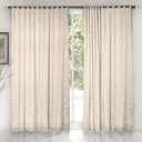 Ver imagem 1 de Cortina Marfim Renda C/ Forro Sala Roseiral 3,00x1,80 Alt