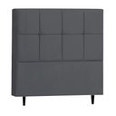 Ver imagem 1 de Cabeceira para Cama Box Casal 140 Cm Cinza - D'Rossi