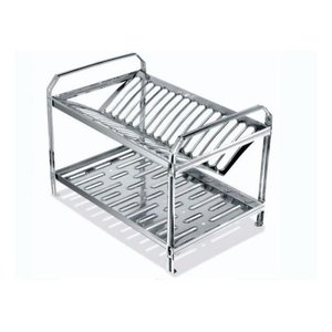 Escorredor De Pratos 16 Pratos Luxo Inox