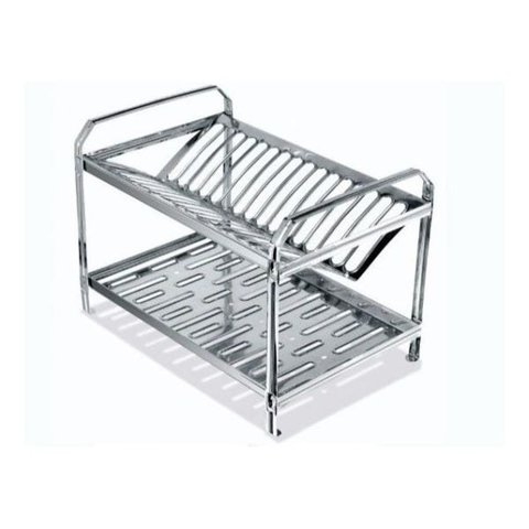 Escorredor De Pratos 16 Pratos Luxo Inox