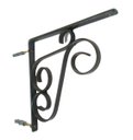 Ver imagem 2 de Suporte Para Prateleira Cantoneira Mao Francesa Artesanal Rustica de Ferro 19 cm