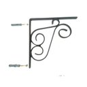 Ver imagem 4 de Suporte Para Prateleira Cantoneira Mao Francesa Artesanal Rustica de Ferro 19 cm