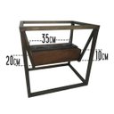 Ver imagem 3 de Lareira Ecológica Centro de Sala, Mesinha de Centro Rústica, Apto e Sala