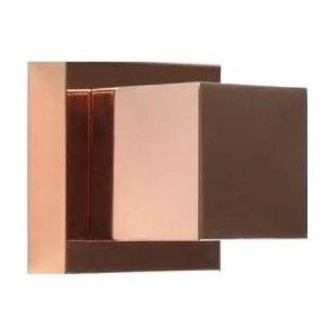 Acabamento Registro Quadrado Padrão Deca Rose Gold Brilhante