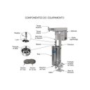 Ver imagem 2 de Despolpadeira de frutas 20 litros - DG20 - Selo Inmetro - Metvisa 220V