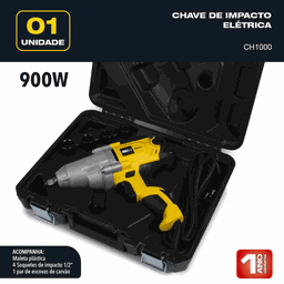 Chave de impacto elétrica Oz Modelo CH1000   - 3