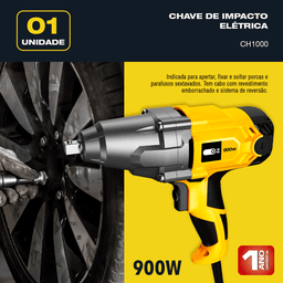Chave de impacto elétrica Oz Modelo CH1000   - 4
