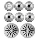 Ver imagem 1 de Kit 1 Dispositivo Aspiração 5 Retorno Pratic Inox 2 Ralos