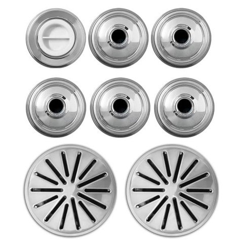 Kit 1 Dispositivo Aspiração 5 Retorno Pratic Inox 2 Ralos
