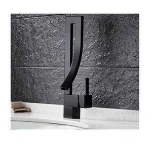 Torneira Misturador Monocomando Style Bica U Preto Fosco