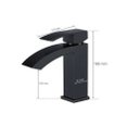 Ver imagem 2 de Torneira Misturador Monocomando Baixa Calha Preto Fosco