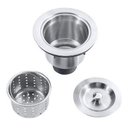 Ver imagem 4 de Cuba Inox Gourmet Cozinha Sobrepor Ou Embutir 75x45cm.
