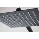 Ver imagem 2 de Ducha Cromada Slim Quadrada 30x30cm. Inox Preto Fosco Black