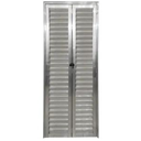 Ver imagem 1 de Porta de Alumínio Camarão Palheta com Trinco Lado Esquerdo 210x80cm Brilhante Allo Esquadrias