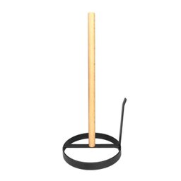 Suporte Porta Papel Toalha Mesa Madeira Cozinha Base Preto - 1 Suporte Porta Papel Toalha Mesa Madeira Cozinha Base Preto - 1
