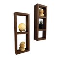 Ver imagem 1 de 2 Nichos de Madeira Maciça 50x17x9 com Divisórias