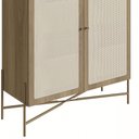Ver imagem 7 de Armário Aparador Bar 2 Portas 93cm Arlo A10 Hanover/dourado - Mpozenato