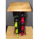 Ver imagem 3 de Adega de Mesa Aço Madeira 6 garrafas ALL STYLE