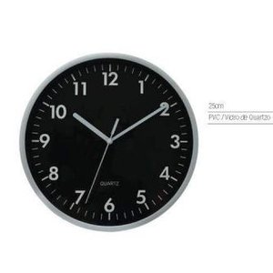 Relógio de Parede Prata 25cm - Yazi