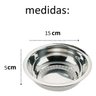 Kit 10 Tigela Inox 15cm X 5cm: Durável, Elegante e Versátil - 6