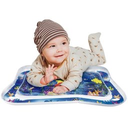 Tapete de Água Inflável Bebê +3 Meses Divertido Brincar de Bruços Polvo Kababy - 4
