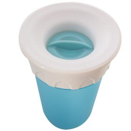 Copo de Bebê Infantil 360º Antivazamento 290ml +6 Meses Sport Kababy Azul - 3