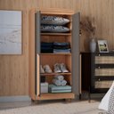 Ver imagem 6 de Armário Multiuso 2 Portas com Chave – Vertical com Prateleiras, para Quarto e Escritório